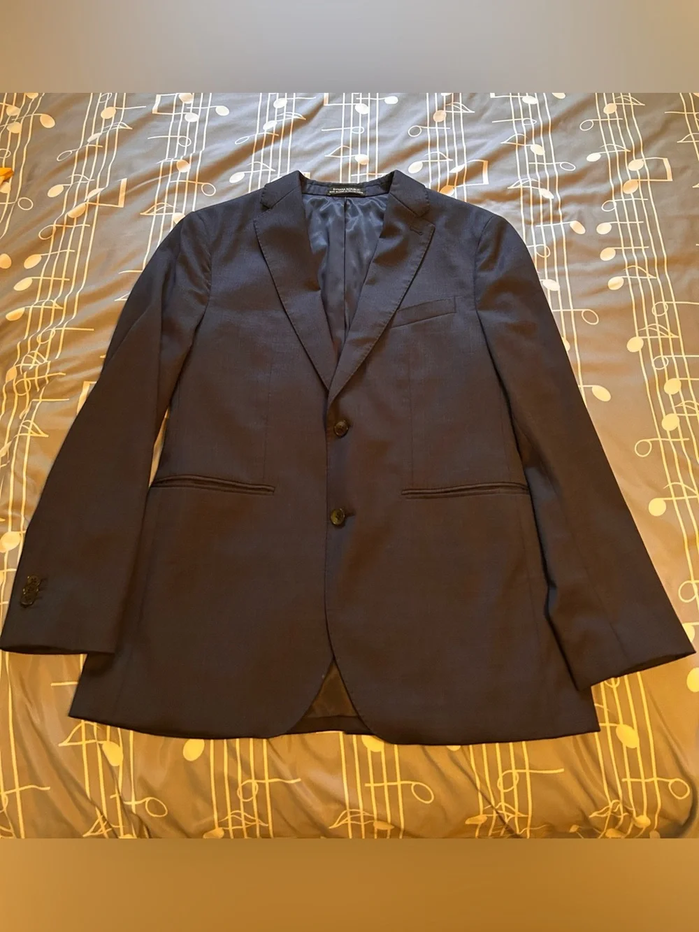 Banana Republic Navy Two-Button Men's Italian Tailored Slimfit Blazer